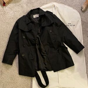 Black Coach coat size S